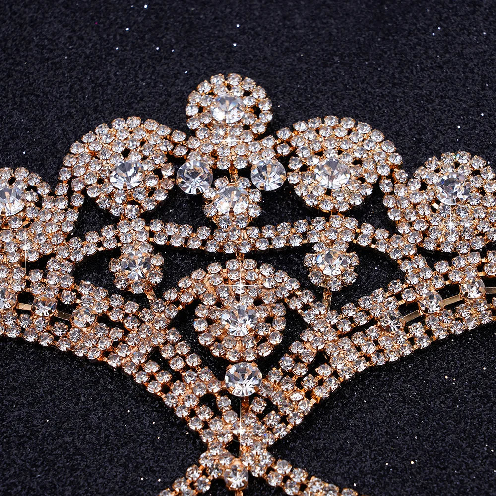 Crystal Tassel Masquerade Headwear Chain