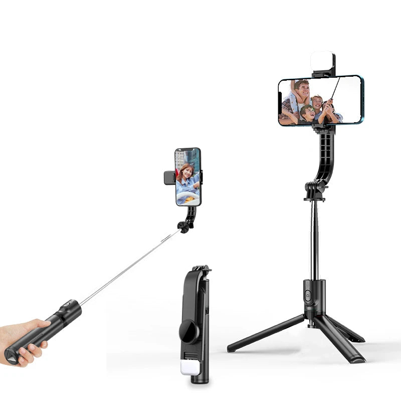 LED Anti-Shake Vlogging Tripod