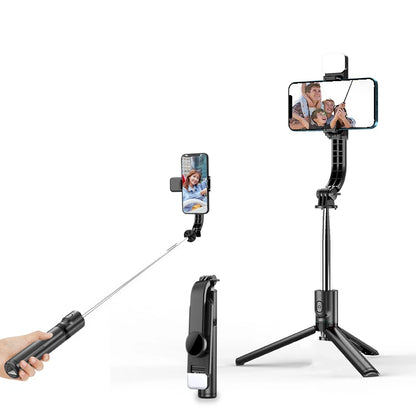 LED Anti-Shake Vlogging Tripod