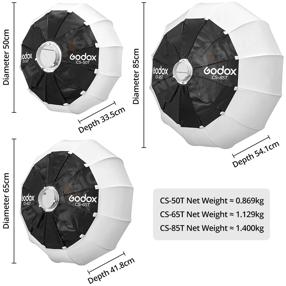 Round Softbox Studio Lighting