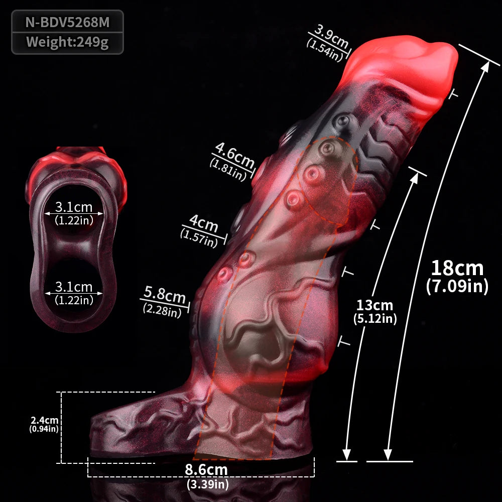 Vibrating Silicone Sleeve Extender – Multi-Mode