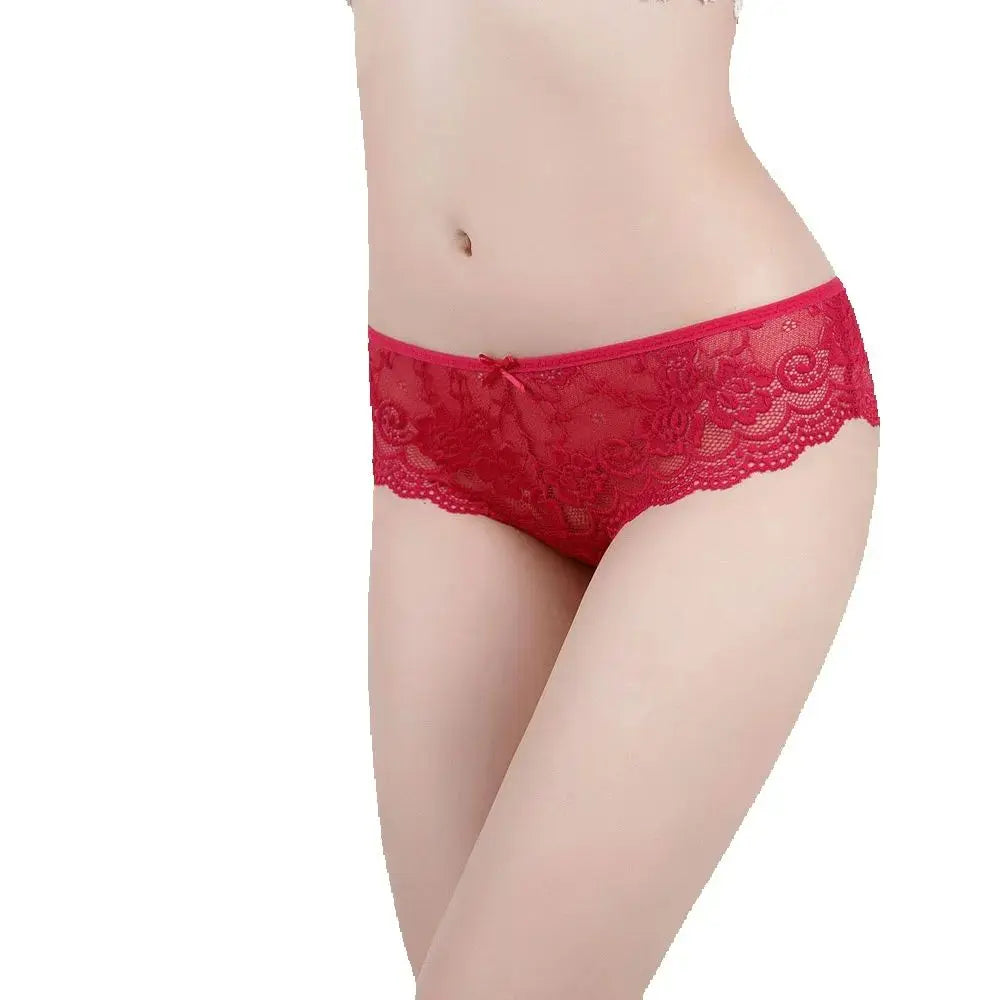 Sexy Low-Rise Lace Panties 5 PCS/SET Women Floral Underwear M-XL Girls Underpants Ladies Lingerie 89428