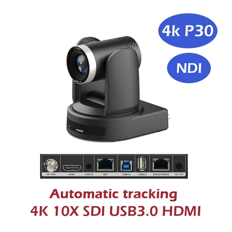 4K PTZ Camera with HDMI/SDI & POE