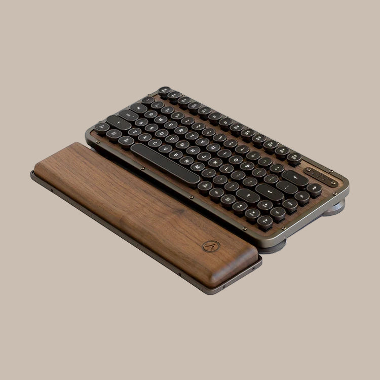 Premium handcrafted wood keyboard