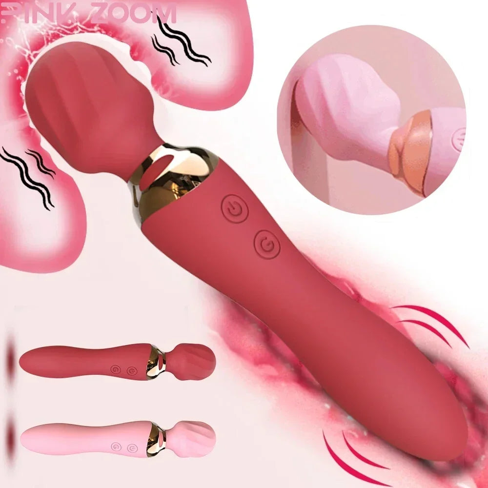 Powerful Heating Wand Vibrator