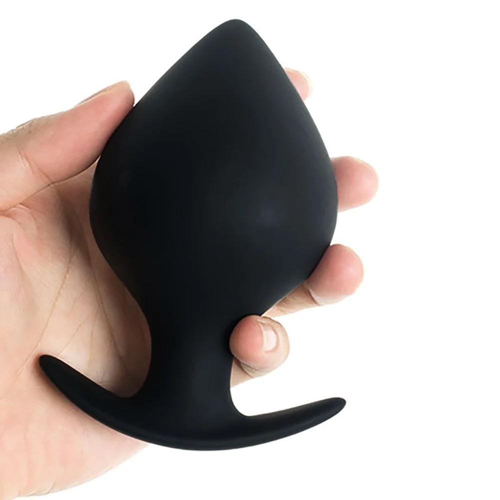 Hard Silicone Anal Training Plug — Progressive 5 Sizes