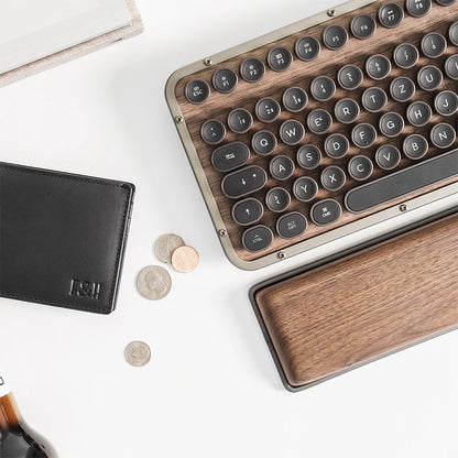 Premium handcrafted wood keyboard