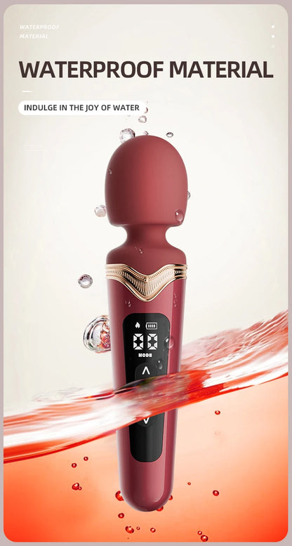 Luxury Silicone Wand Vibrator