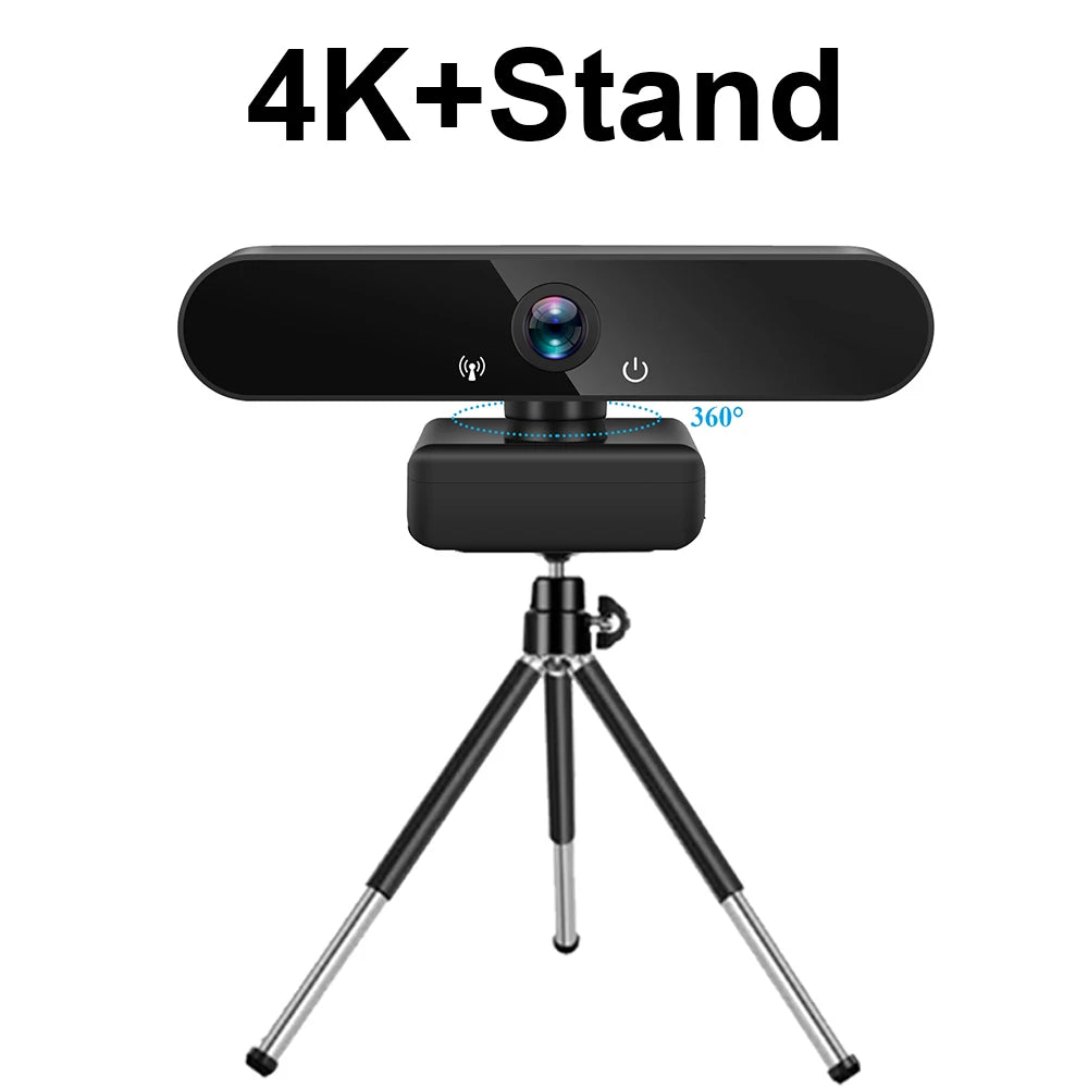 4K Webcam With Mic
