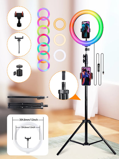 LED Ring Light 10 Tripod