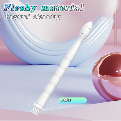 Soft Metal Hose Anal Intestinal Vaginal Cleaning Flushing Device Nozzle Enema Device Female Washing Device Sex Toy For Women Men