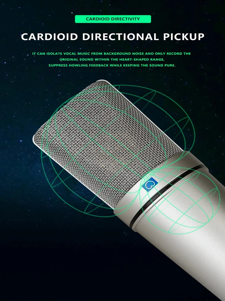 High-Sensitivity Laptop Condenser Mic