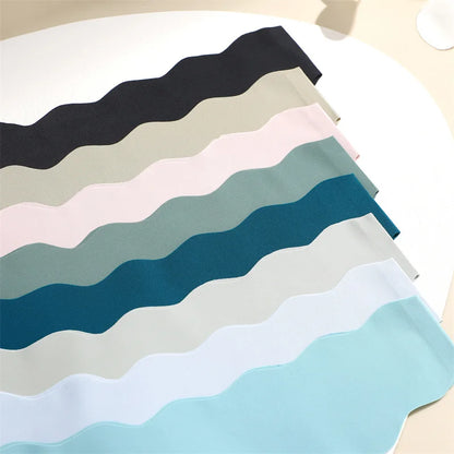 New 8Pcs/Set Women's Traceless Panties Soft Comfortable Thongs Sexy Solid Color Wavy Edge G-Strings Female Breathable Underpants