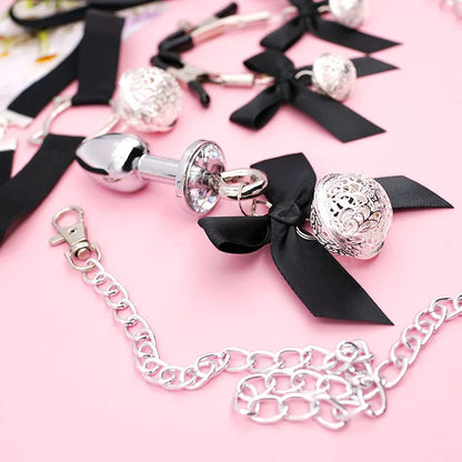 Stainless Steel Bow Bell Plug