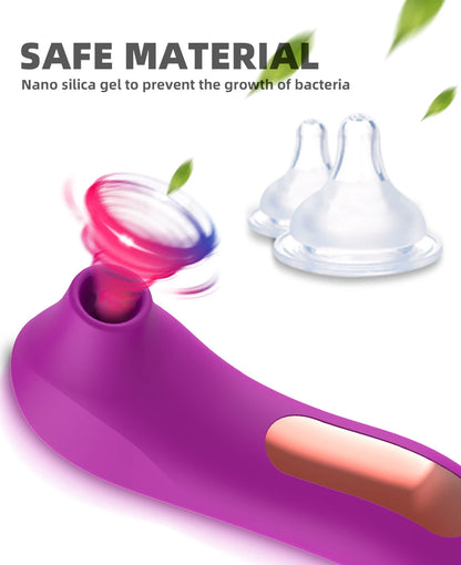 Mini Suction Vibrator — 7-Mode Clitoral and Nipple
