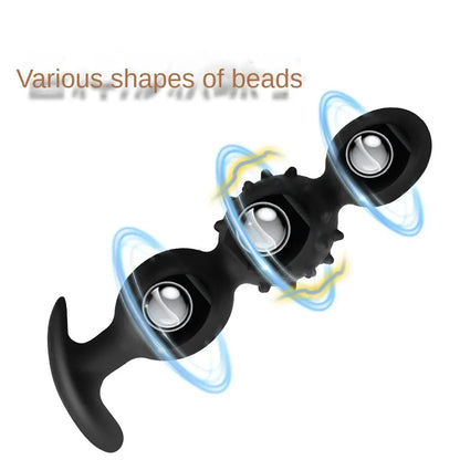 Vibrating Silicone Plug Built In Ball