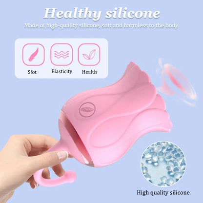 Flower-Shaped Clitoral Vibrator