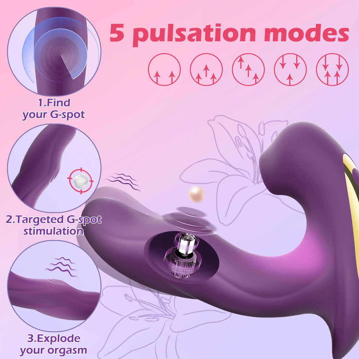 Medical-Grade Silicone Vibrator