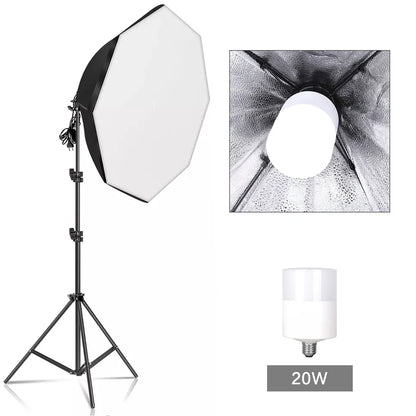 Studio Lighting with Global Plug Adapters