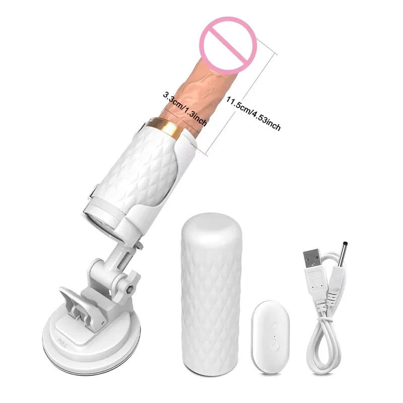 Remote Control Thrusting Dildo Vibrator