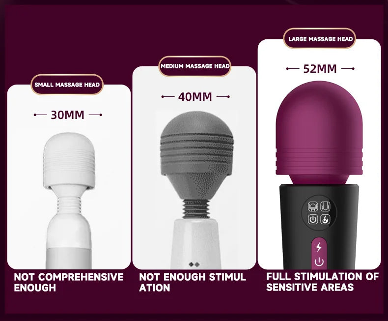 Lay-on Magic Wand Vibrator