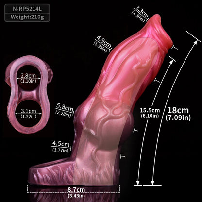 Large Knot Fantasy Silicone Sleeve Extender