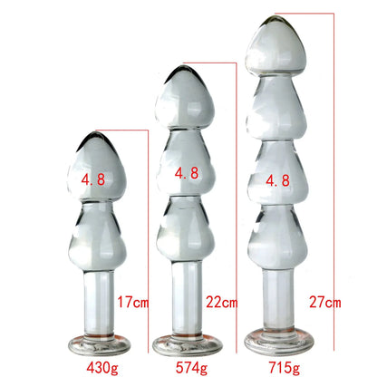 Non-Porous Glass Butt Plug