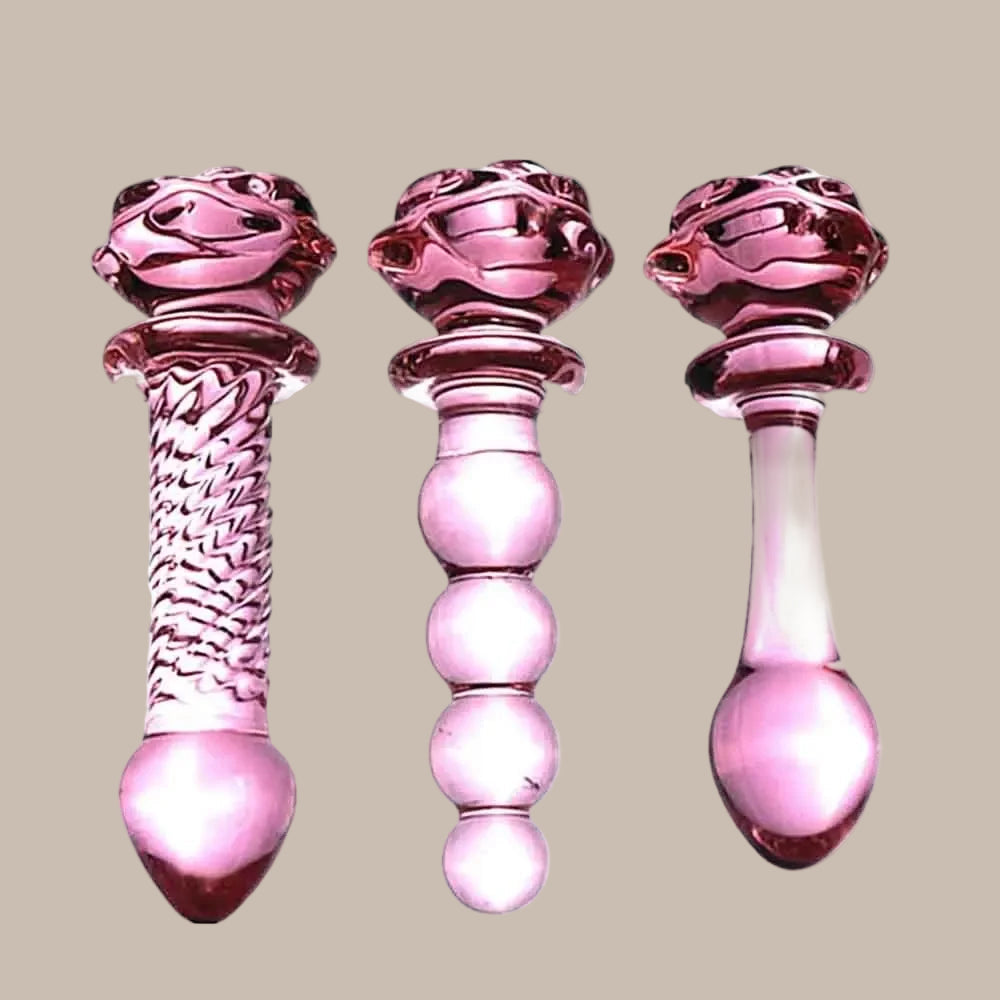 High-Quality Adult Glass Plugs Set