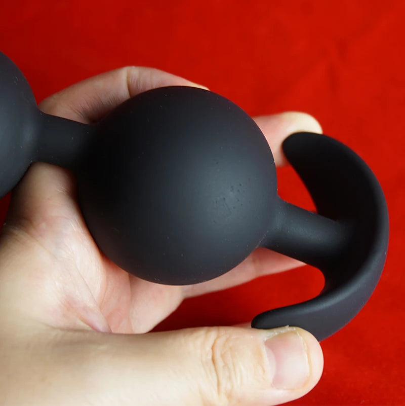 Silicone Anal Beads — 4 Smooth Balls 4 Colours