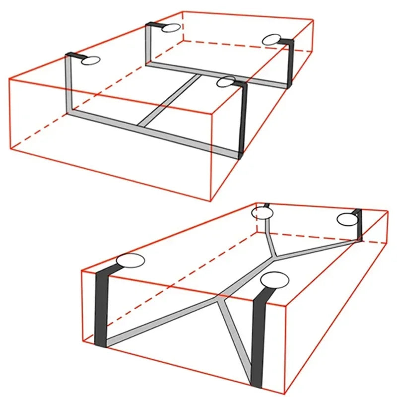 Bedroom Restraint Set – Cuffs & Straps Collection C