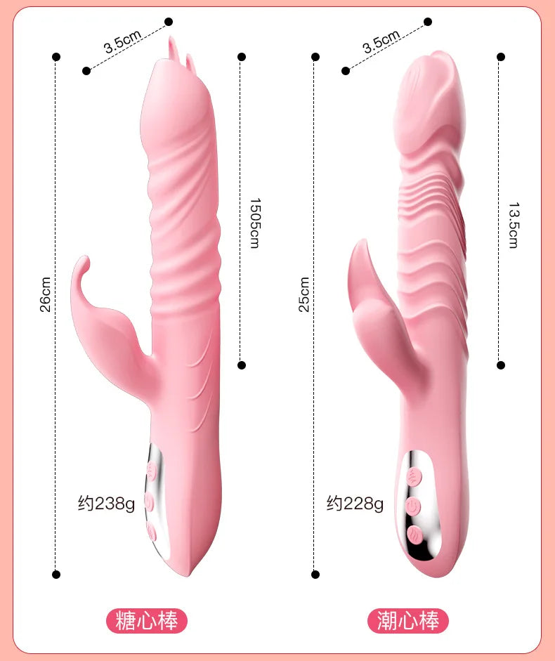 Multi-Function Telescopic Silicone Body Massager