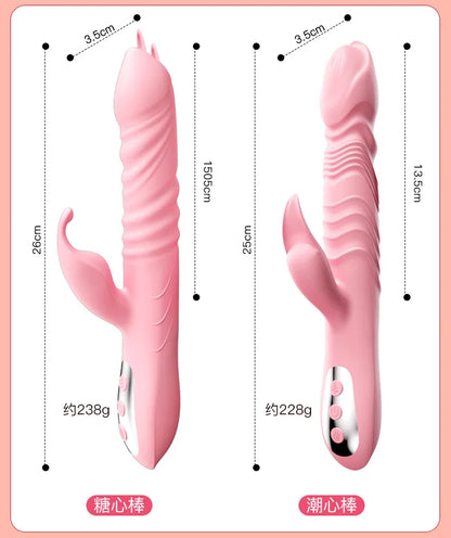 Multi-Function Telescopic Silicone Body Massager