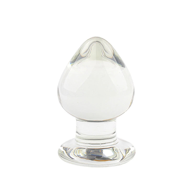 Sleek Glass Plug For Stimulation