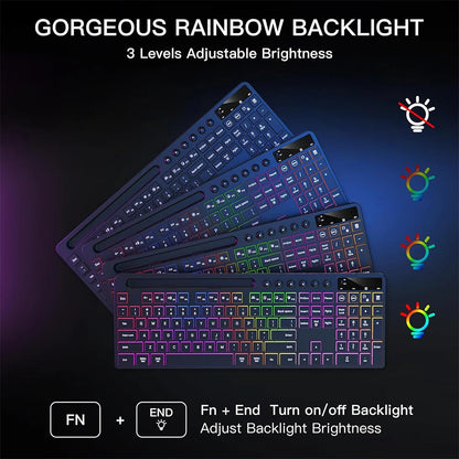 Silent Wireless Keyboard And Mouse