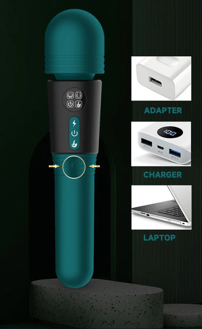 Lay-on Magic Wand Vibrator
