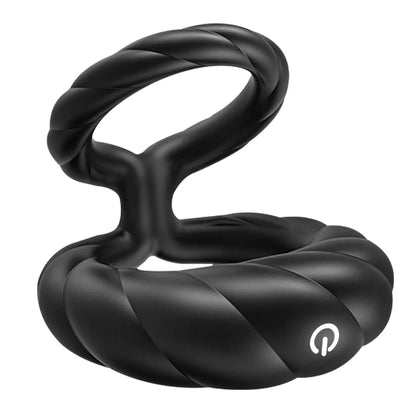 App Control Double Penis Ring Vibrator 10 Vibrations Cock Ring Penis Enhancer G spot Vibrator Mens Vibrator for Longer Erections