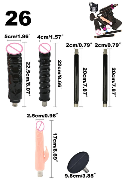 Wireless Remote Control Sex Machine Set