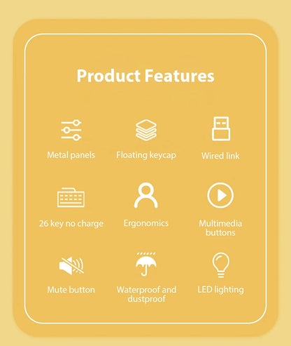 Hot-Swappable LED Keyboard