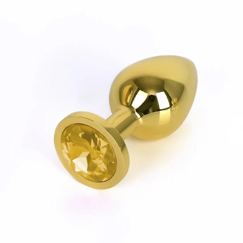 Gold-Plated Crystal Plug Set