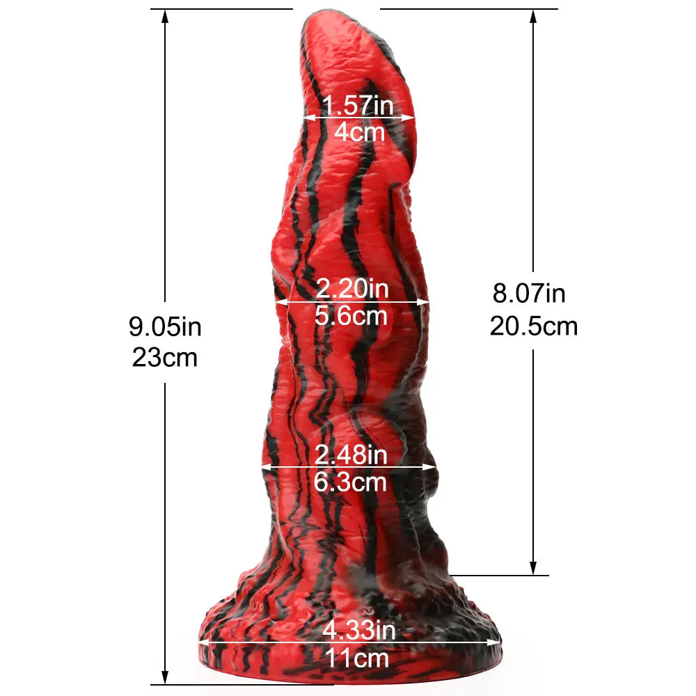 Large Soft Silicone Fantasy Plug with Suction Cup