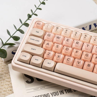 Stylish Beige Keyboard Keycaps
