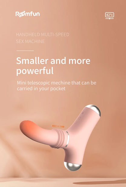 Powerful Sex Machine & Device, Heatable Thrusting Dildo for Women Men, Remote Control Vibrator G-Spot Anal Stimulator,Adult Toys