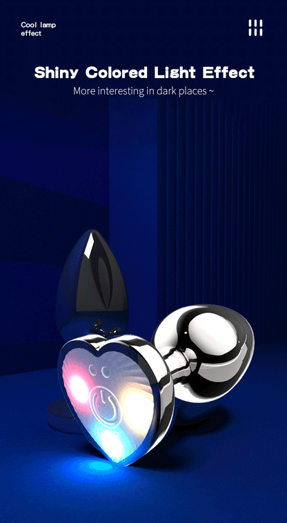 Smart Vibrating Metal LED Plug