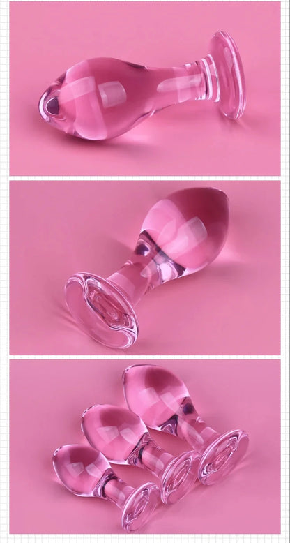 Stylish Style Crystal Glass Plug