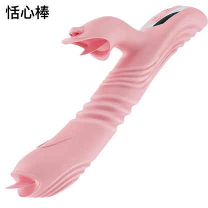 Multi-Function Telescopic Silicone Body Massager