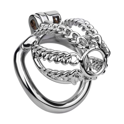Binding Metal Chastity Cage