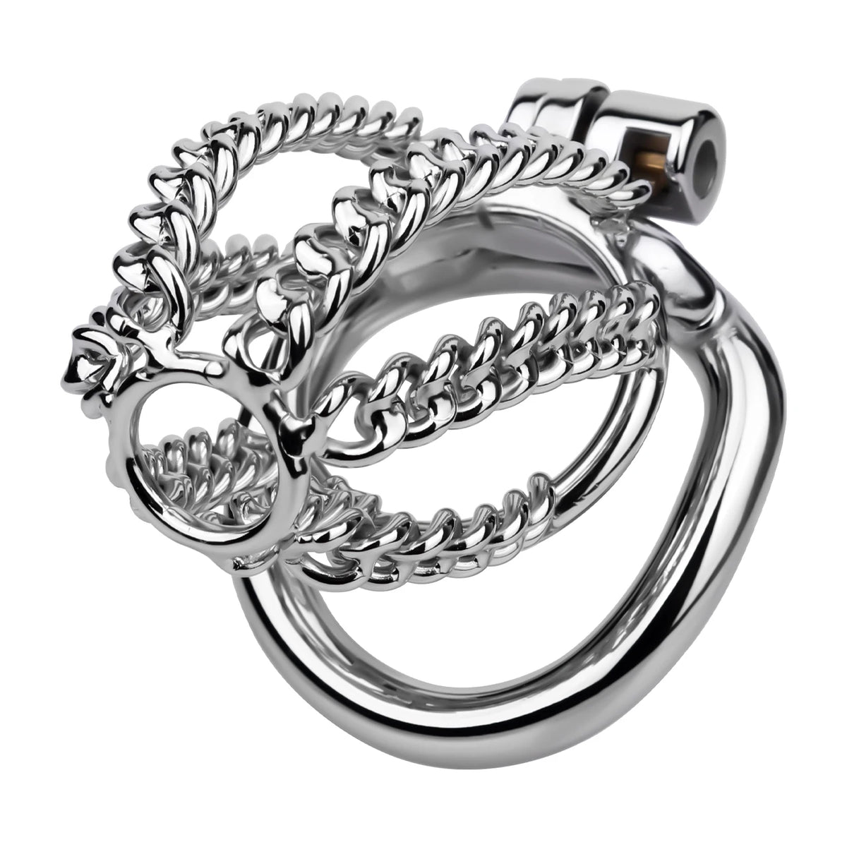 Binding Metal Chastity Cage