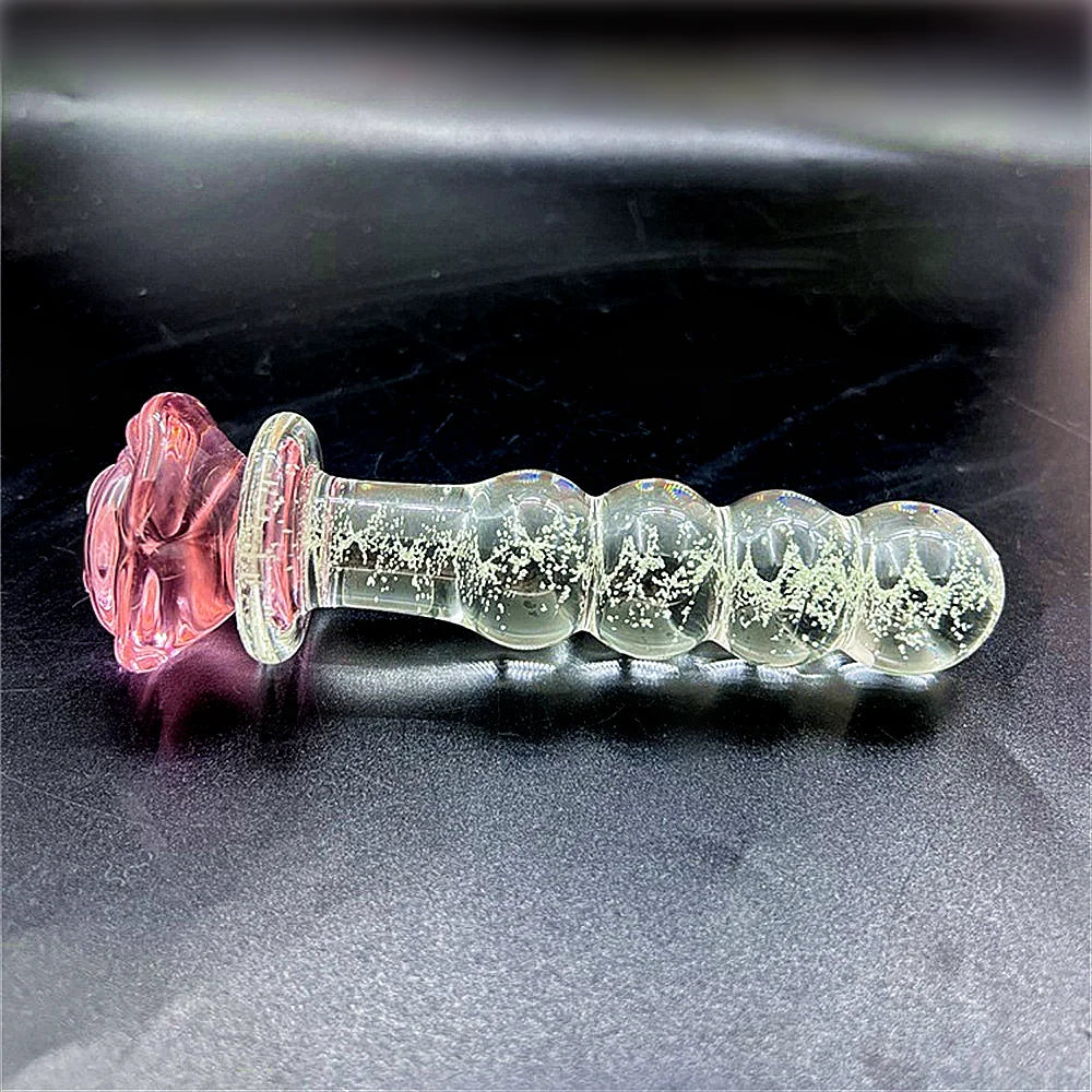 Rose Crystal Design Smooth Plug
