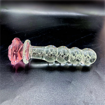 Rose Crystal Design Smooth Plug