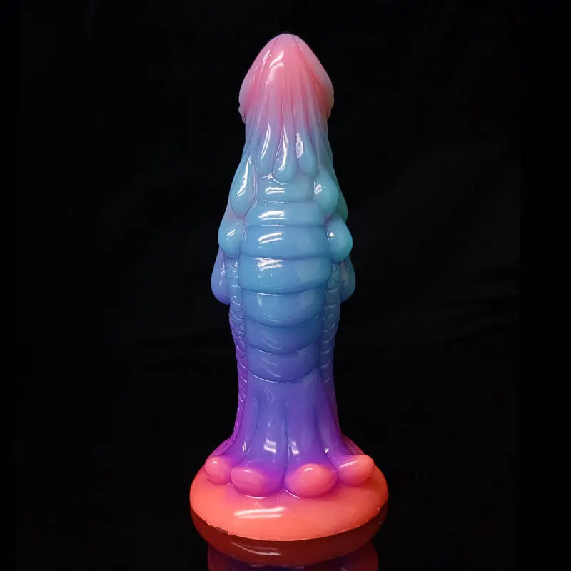 Luminous Monster Dildo — 22cm Glow Liquid Silicone